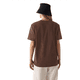 thumbnail image 3 of Camisetas de Corta Extragrandes para Mujer, Cuello Redondo, Holgadas, para Hacer Ejercicio, Informales, de Verano, de Algodón, Color Café, Talla M, 3 of 8