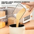 thumbnail image 6 of Airtight Food Storage Container | 1-Piece Clear Plastic Cereal Bin with Easy-Lock Lid | Kitchen Pantry Organization for Flour, Rice & Snacks | 3200ml, 2400ml, 1400ml, 800ml Sizes, 6 of 8
