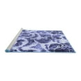 thumbnail image 2 of Ahgly Company Machine Washable Indoor Rectangle Abstract Blue Modern Area Rugs, 5' x 8', 2 of 4