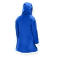 thumbnail image 4 of Christmas Men's Long Cardigan Hoodies Women Unisex Santa Claus Trim Warm Hooded Coat with Pocket Cozy Winter Outerwear, 4 of 7