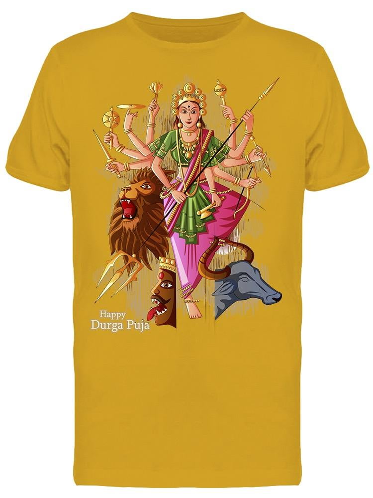 Indian Goddess Durga Puja Tee Men's 