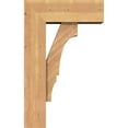 thumbnail image 3 of Ekena Millwork 7 1/2"W x 20"D x 32"H Balboa Block Smooth Bracket w/ Offset Brace, Western Red Cedar, 3 of 25
