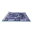 thumbnail image 2 of Ahgly Company Machine Washable Indoor Rectangle Persian Blue Traditional Area Rugs, 3' x 5', 2 of 4