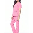 thumbnail image 2 of DAGACCI Medical Uniform V-Neck Multi-Pockets Cargo Scrub Set (Women's or Men's), 2 of 4