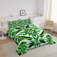 thumbnail image 3 of Erosebridal Boho Aztec Comforter Sets Twin Size, Black and Green Down Comforter, 2 Pieces, Reversible, 3 of 6