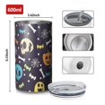 thumbnail image 4 of 20oz Coffee Tumblers Colorful Halloween Icons Pattern Stainless Steel Vacuum Insulated Travel Tumbler Coffee Cups Mug with Lid and Straw with Cleaning Brush for Cold & Hot Drinks, 4 of 5