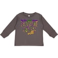 thumbnail image 3 of Inktastic Mardi Gras- Let the Good Times Roll Boys or Girls Long Sleeve Toddler T-Shirt, 3 of 5
