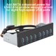thumbnail image 3 of Panel Frontal Práctico, Panel Frontal USB, Con Caja De Unidad óptica Computadora Duradera Para PC, 3 of 7