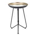 thumbnail image 2 of Mesa Lateral Kessa Muebles Foley Oro Negro, 2 of 5