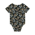 thumbnail image 2 of Daiia Dogs Printed Unisex-Baby Short Sleeve Onesies Bodysuits Baby Climbing Clothes Soft and Comfortable Romper with Expandable Shoulder Design-3 Months, 2 of 8
