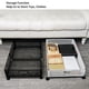 thumbnail image 3 of Organizador de almacenamiento debajo de la cama Contenedores Ruedas Patrón de cuadrícula ANGGREK Otros, 3 of 8