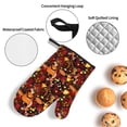 thumbnail image 3 of Cauagu Warm Forest Plants and Deer Print Oven Mitts and Pot Holders 4 pcs Set,Extra Thicken Long Kitchen Oven Glove Potholders BBQ Gloves-Oven Mitts and Pot Holders(11 Inch), 3 of 6
