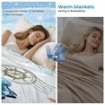 thumbnail image 2 of Sea Turtle Coastal Cooling Blanket,Lightweight Breathable Summer Throw Blanket with Double Sided Cold Effect,Summer Beach Coral Ocean Nautical Picnic Blankets Bed Sheet for Hot Sleepers 60"x80", 2 of 8