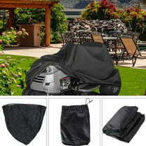 GARVALON 1Pack Lawn Mower Covers in Black for Outdoor Equipment and Travel