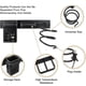 thumbnail image 2 of Hair Dryer Holder,hairdryer Station Accessories Organiser Wall Mounted Shelf Bracket Stand Hanger Straightener Blow Storage With Holes Rack Plug Hook, 2 of 5