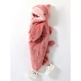 thumbnail image 5 of JYYYBF Kids Shark Costume Winter Warm Long Sleeve Hooded Romper Cute Halloween Plush Jumpsuit, 5 of 7