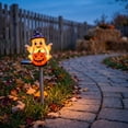 thumbnail image 5 of Solar Halloween Pathway Stake Light Outdoor Garden Yard Decor LED Ground Insert Lamp with Ghost Pumpkin Figure for Walkway Lawn Patio, 5 of 7