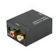 thumbnail image 1 of Digital Optical Toslink SPDIF Coax to Analog RCA Audio Converter Adapter with Fiber Cable, 1 of 5