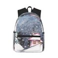 thumbnail image 1 of Disketp Watercolor Winter Landscape For Christmas Mochila Ligera Clásica con Múltiples Bolsillos, Mochila Casual para Hombre y Mujer, Ideal para Escuela, Trabajo y Viajes, 1 of 6