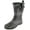 Grey Combo, variant on Ombre Python Printed Rubber Mid Calf Women Rain Boot