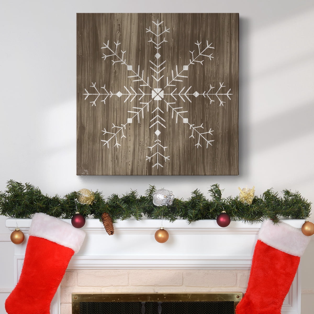 Barnwood Wonderland I- Gallery Wrapped Canvas