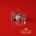 thumbnail image 5 of King of Bling's 925 Sterling White Silver Cinderella 4.20ct Cubic Zirconia Womens Ring Size 8, 5 of 12