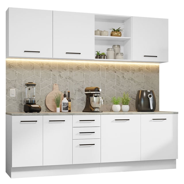 Cocina Integral Completa Modular Madesa Agata 240cm BB 02