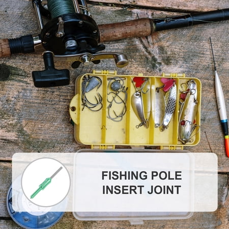 FENGGUIQU Solid Titanium Alloy Fishing Rod Reducing Joint Green for Precise and Stable Connections