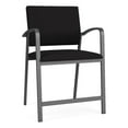 thumbnail image 1 of Pemberly Row Chaise de Réception en Acier de 24,5 Pouces en Charbon et Noir, 1 of 5