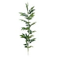 thumbnail image 1 of CreativeArrowy 39.4in Long Eucalyptus Leaves Single Cane Flower Arrangement Decoration 100cm Spring Artificial Plants Square Rattan, 1 of 9