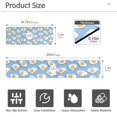 thumbnail image 3 of Yayeee Faucet Mat for Kitchen Sink 30" Diatomite Long Splash Guard Pad, Playful Fried Eggs, 2 Pack, 3 of 7
