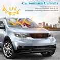 thumbnail image 3 of Passe-Partout Sombrilla Solar para Auto - Protector de Parabrisas Plegable | Cortina Solar Delantero | Bloqueo UV y Aislamiento de Calor 133x73cm, 3 of 6