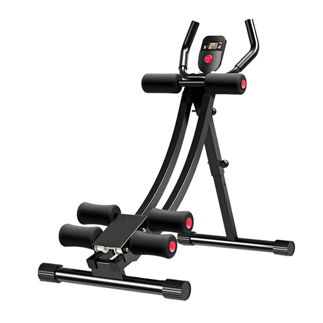 Entrenador Abdominal Plegable Pantalla LCD Equipo de Entrenamiento de Fuerza Fitness Sharpla Entrenador de abdominales