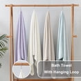 thumbnail image 5 of Jessy Home 6 Piece Towel Set Beige Soft Bath Towel Set for Bathroom-2 Bath Towels, 2 Hand Towels, 2 Washcloths Highly Absorbent Bath Sheet for Hotel & Spa, 5 of 7