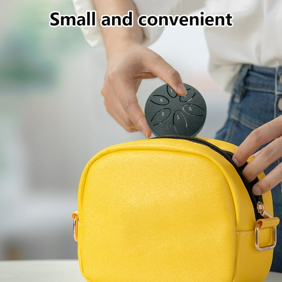 Ethereal Drum,Drum 3 Inch 6 Notes Percussion Handpan Drum Steel Drum 3 Inch 6 Majors Friends Handpan With Drum Meditation Inch 6 Notes Drum Meditation Majors Meditation Majors Friends Rusuo