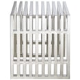 thumbnail image 6 of Modway Gridiron Medium Stainless Steel Bench, Set of 3 in Silver, 6 of 7