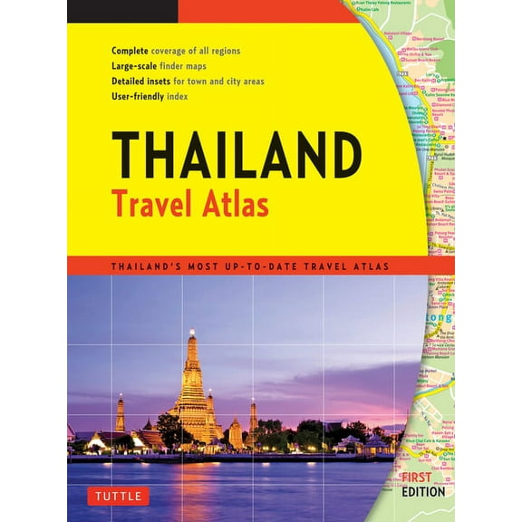 Tuttle Specials Thailand Travel Atlas, (Paperback)