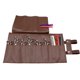 thumbnail image 3 of Bolsas profesionales para tijeras afiladas y para barba Bolsa de cuero PU - Negro, se describe café Colcomx Salon Shear Holder, 3 of 8