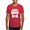Red, variant on CafePress - The Man Behind The Bump T Shirt - Men's Classic Graphic Cotton T-Shirt