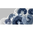 thumbnail image 2 of PI Studio  32x18 Gold Ornate Wood Framed with Double Matting Museum Art Print Titled - Indigo Orbit, 2 of 4
