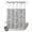 Steel Gray, Ash, Platinum, White, variant on No Hook Shower Curtain, Grey Butterfly Botanical Shower Curtains for Bathroom with See Through Top Window, Summer Plants Line Art Waterproof & Washable Bath Curtain Extra Long 72"x96"