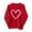 A15 Red, variant on FASHOFT Valentine's Day Women's Funny Love Heart Graphic Sweatshirt Casual Long Sleeve Pullover Top Red L