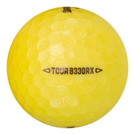 Bridgestone Golf Tour B330-RX Golf Balls, Yellow, Used, Mint Quality, 12