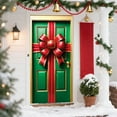 thumbnail image 6 of Christmas Bowknot Door Cover Decoration, Delicate Bright Door Covers for Door and Wall Decorations Festival Party Decor 70.87×35.43Inch Multicolor, 6 of 9