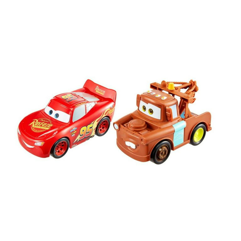 Melodieus Accor bedenken Disney / Pixar Cars Track Talkers Mater & Lightning McQueen Vehicle 2-Pack  - Walmart.com