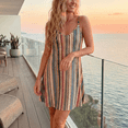 thumbnail image 6 of SOMER Women’s Summer Beach Dresses Spaghetti Strap Sundress Sleeveless Casual  Cover Ups Dress with Pockets 2026, 6 of 6