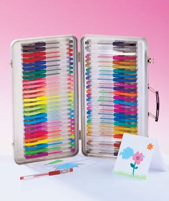 52-Pc. Gel Pens with Case by GetSet2Save 