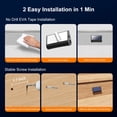 thumbnail image 4 of Yinghao 12 Pack Solar Powered Stair Lights Outdoor Waterproof Lamp for Deck Step Safety Outside Decorative LED for BackYard, Porch Step, Walkway, Garden, Pool, Easy Installation & Enhanced Ambiance, 4 of 9