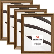Craig Frames Stratton, 20x20 inch Picture Frame, Aged Bronze, Set of 4