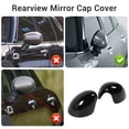 thumbnail image 3 of 1 Pair Side Mirror Cap Cover 51617401229 Reliable Protection Scratch Resistant Rearview Wing Mirror Housing for F54 F55 F56 F57 F60, 3 of 7